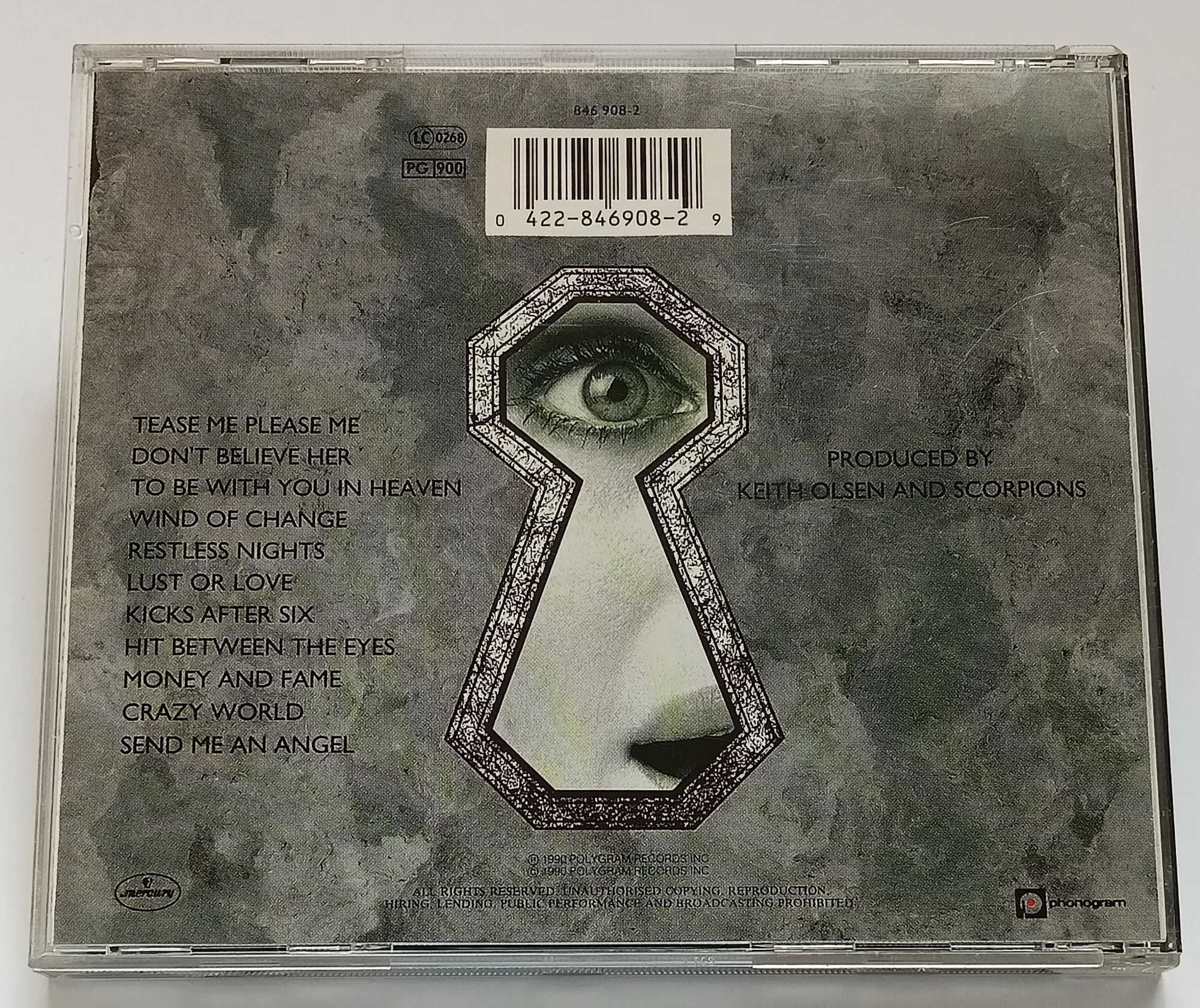 Scorpions – Crazy World CD 1990, stare wydanie !
