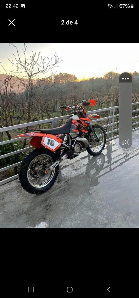 Mota KTM 250 exc