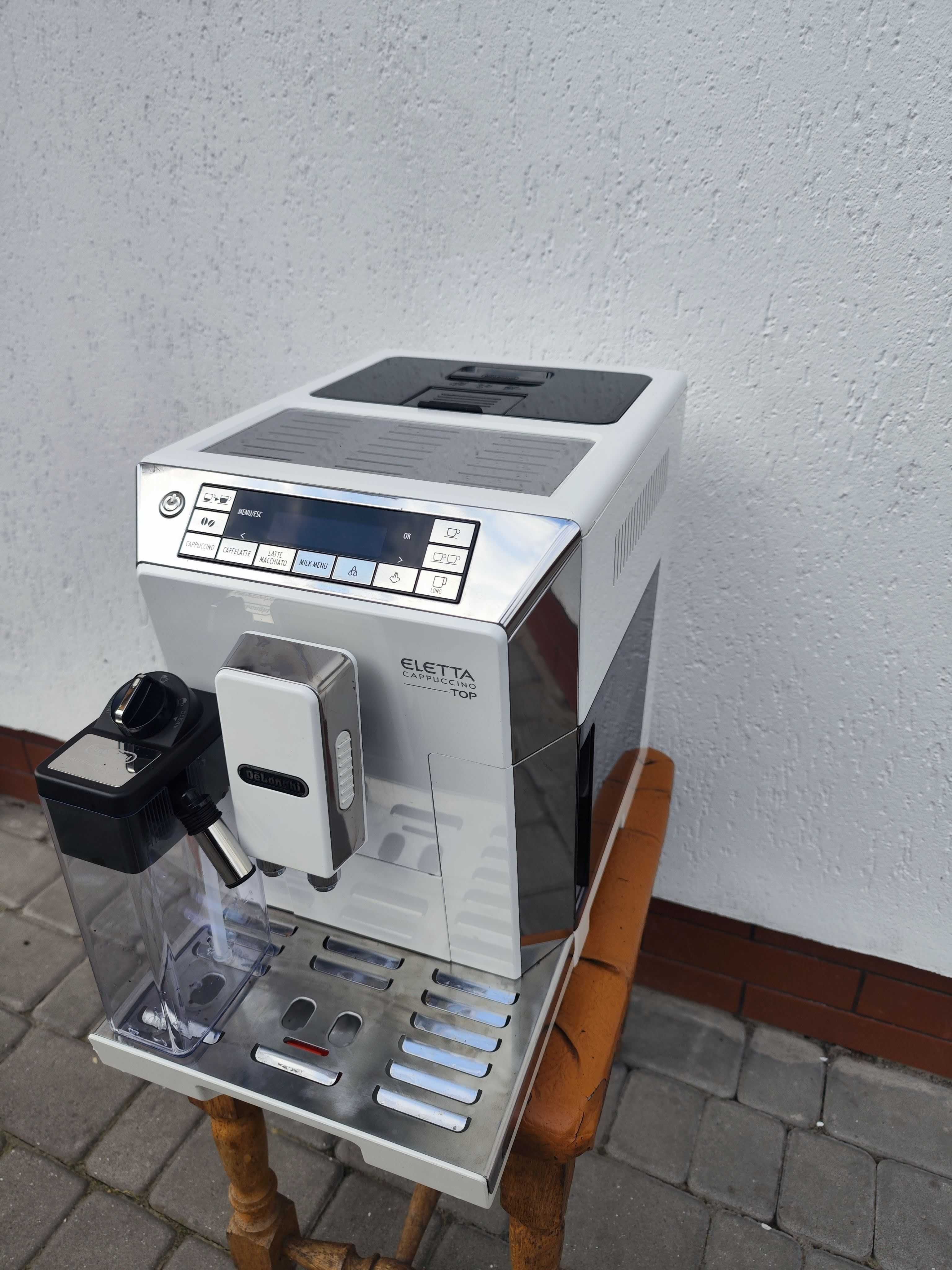 Кавомашина кофемашина Delonghi Eletta Cappuccino Top ECAM 45.766.W