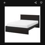 Malm cama Ikea  e colchão