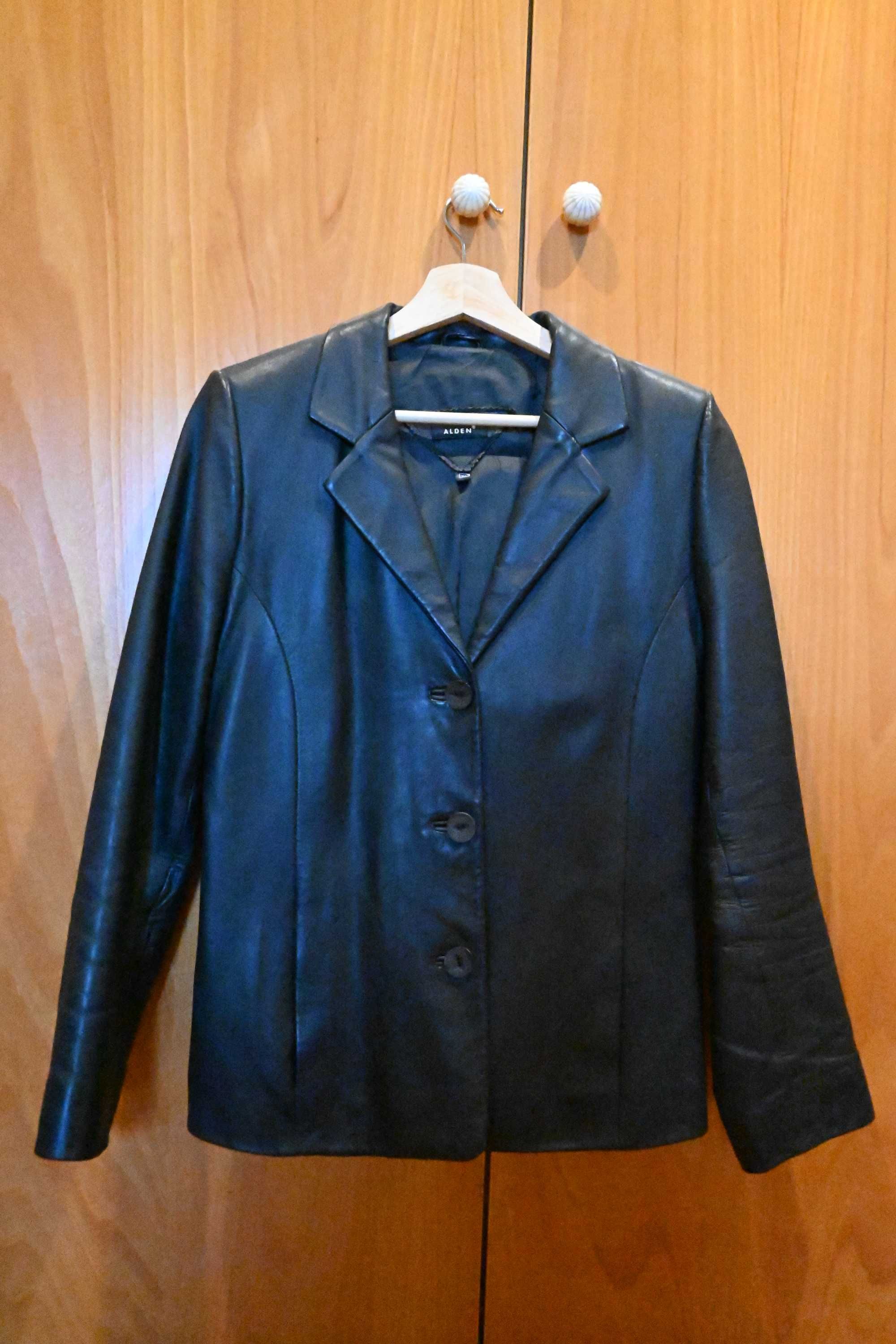 Blazer de Pele preto