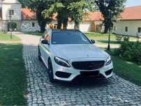 Luksusowe auto do ślubu! Biały Mercedes W205