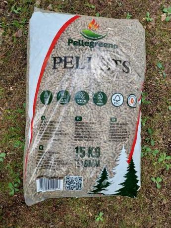Pellet drzewny pelet pellegreeno pellets worek 15 kg skład opału