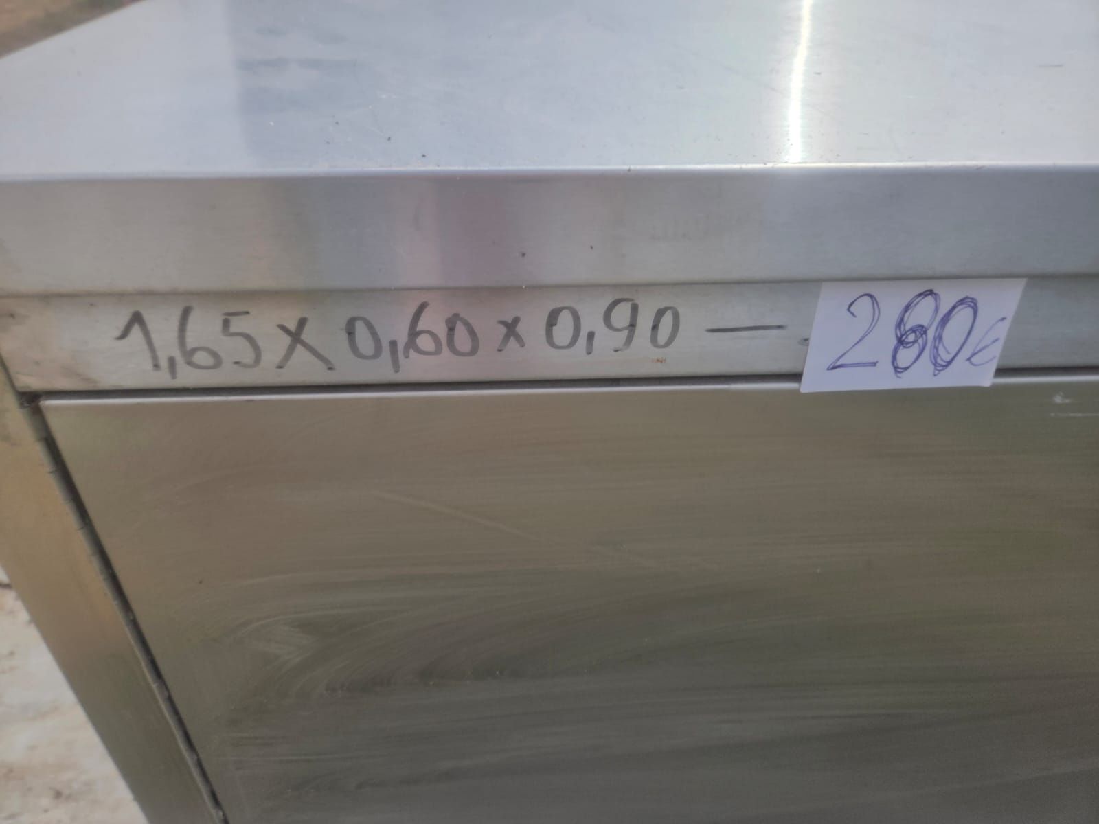 Bancada em inox  em bom estado