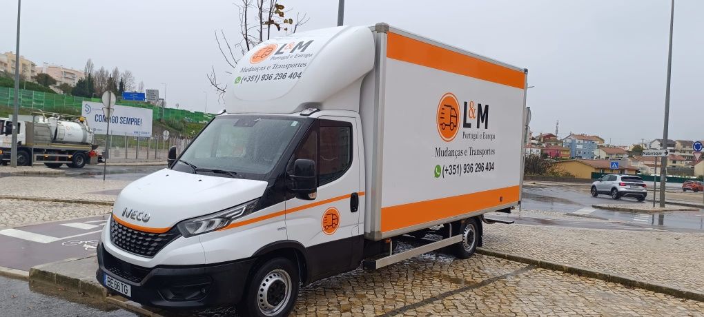 Mudanças e Transportes em Portugal e Europa. Orçamento imediato!!