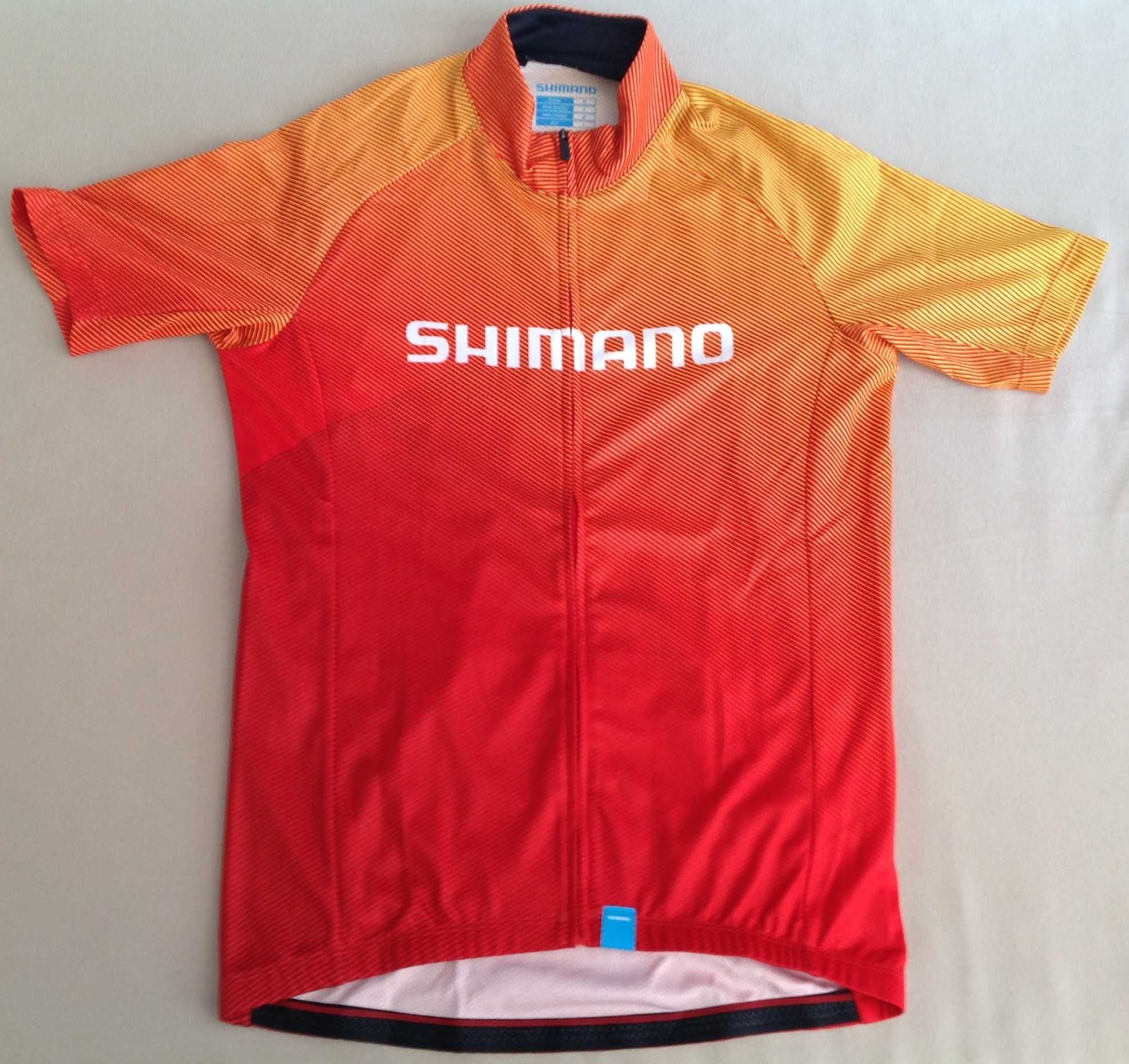Shimano Team Jersey nowa koszulka rowerowa pomarańczowa M