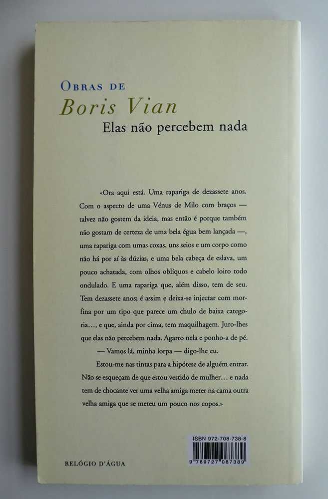 Elas Não Percebem Nada, de Boris Vian