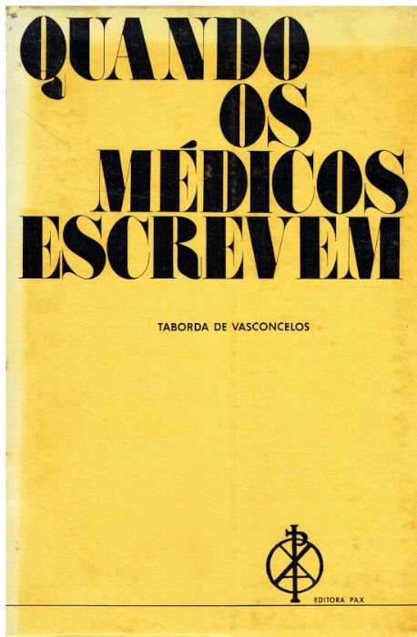 10165 Quando os Médicos Escrevem de Taborda de Vasconcelos /autogra