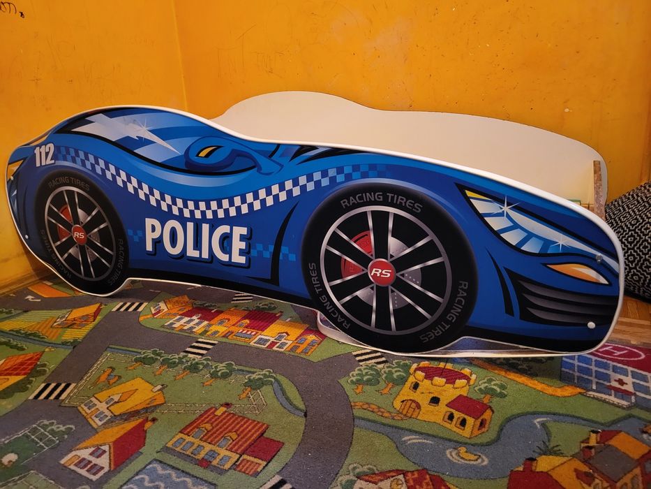 Łóżeczko dla chłopca POLICE 160x80