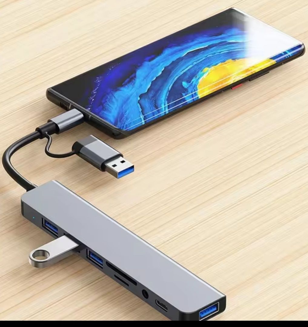 Док-станция (хаб)  USB , type-c.
