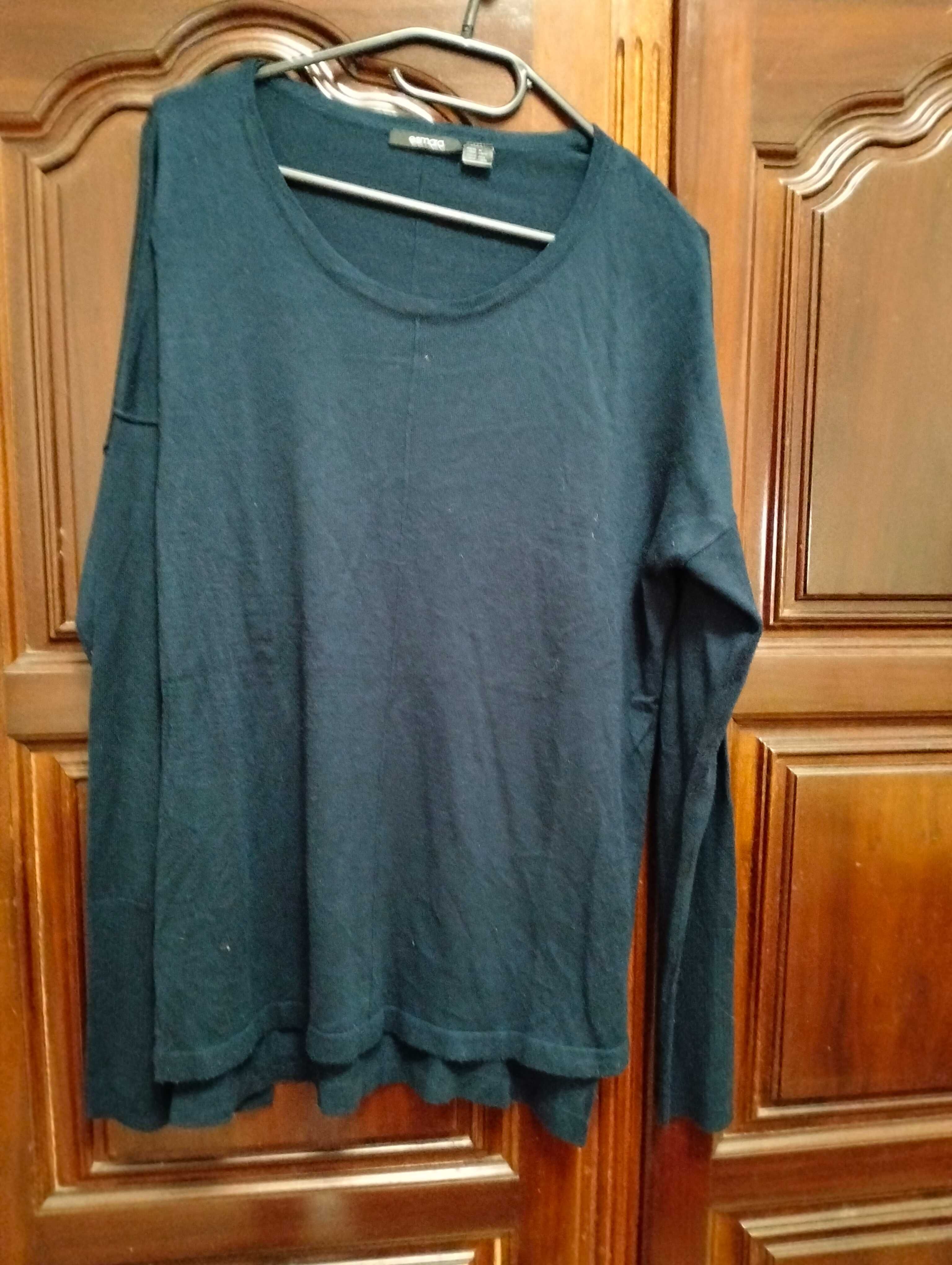 Blusa azul escura