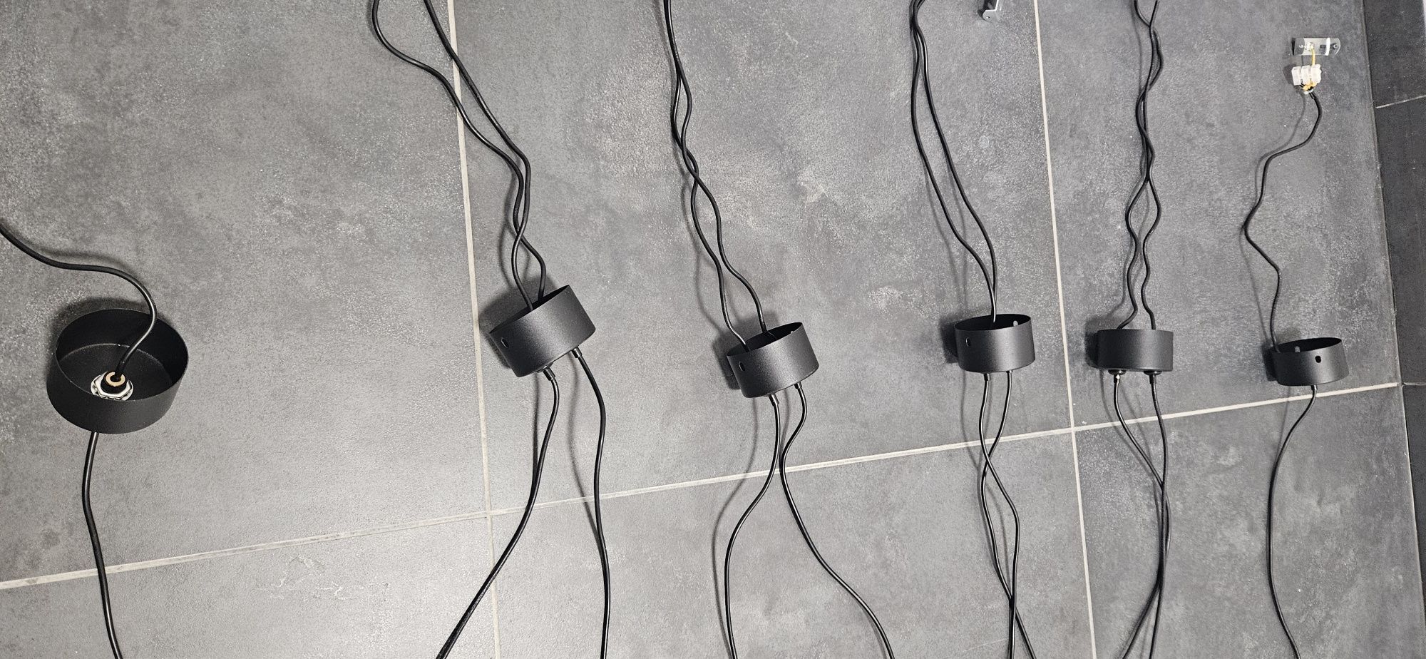 Lampa wisząca Orlicki Design Viva V Nero, czarna aluminium