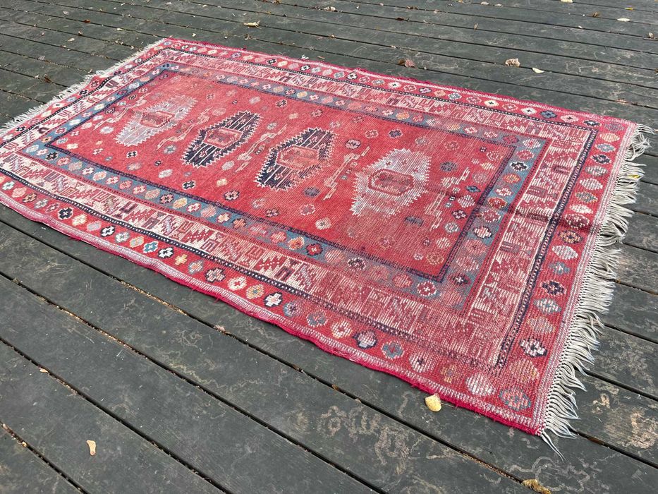 Przedwojenny kilim dywan 235x135cm