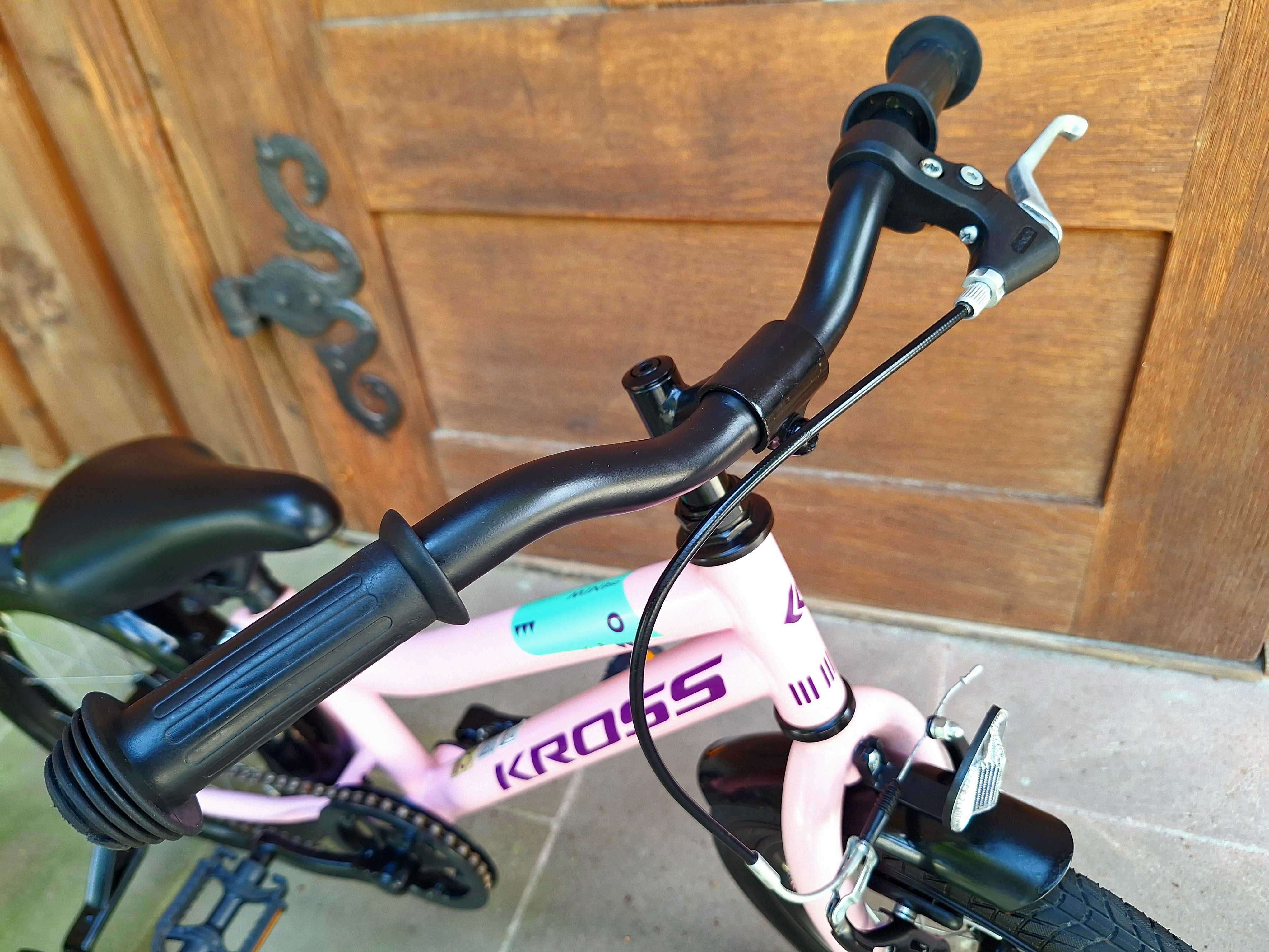 NOWY w 98% PIĘKNY rower KROSS Mini 3.0 koła 16 cali dla dziewczynki 4+