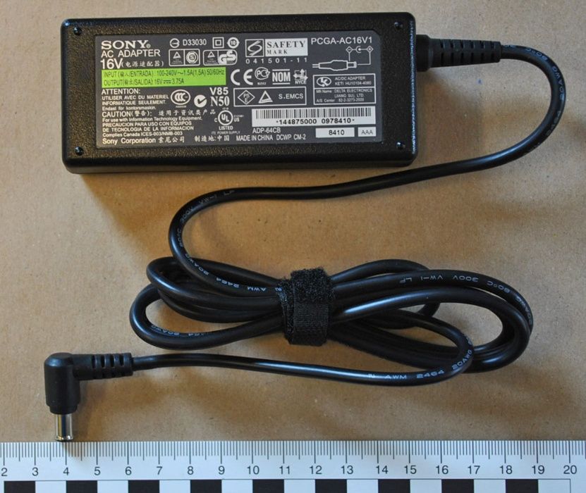 ładowarka do laptopa SONY 16V, 3,75A