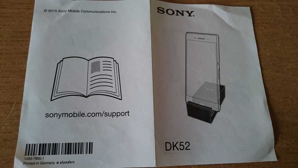 Ładowarka biurkowa/stacjonarna Sony DK52 dla telefonów Sony Xperia