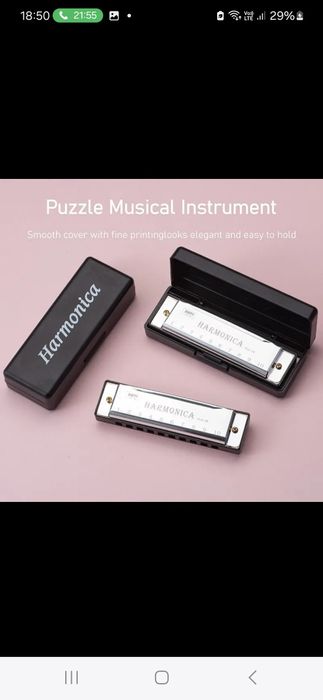 Nowa harmonijka 10 otworów  opakowanie