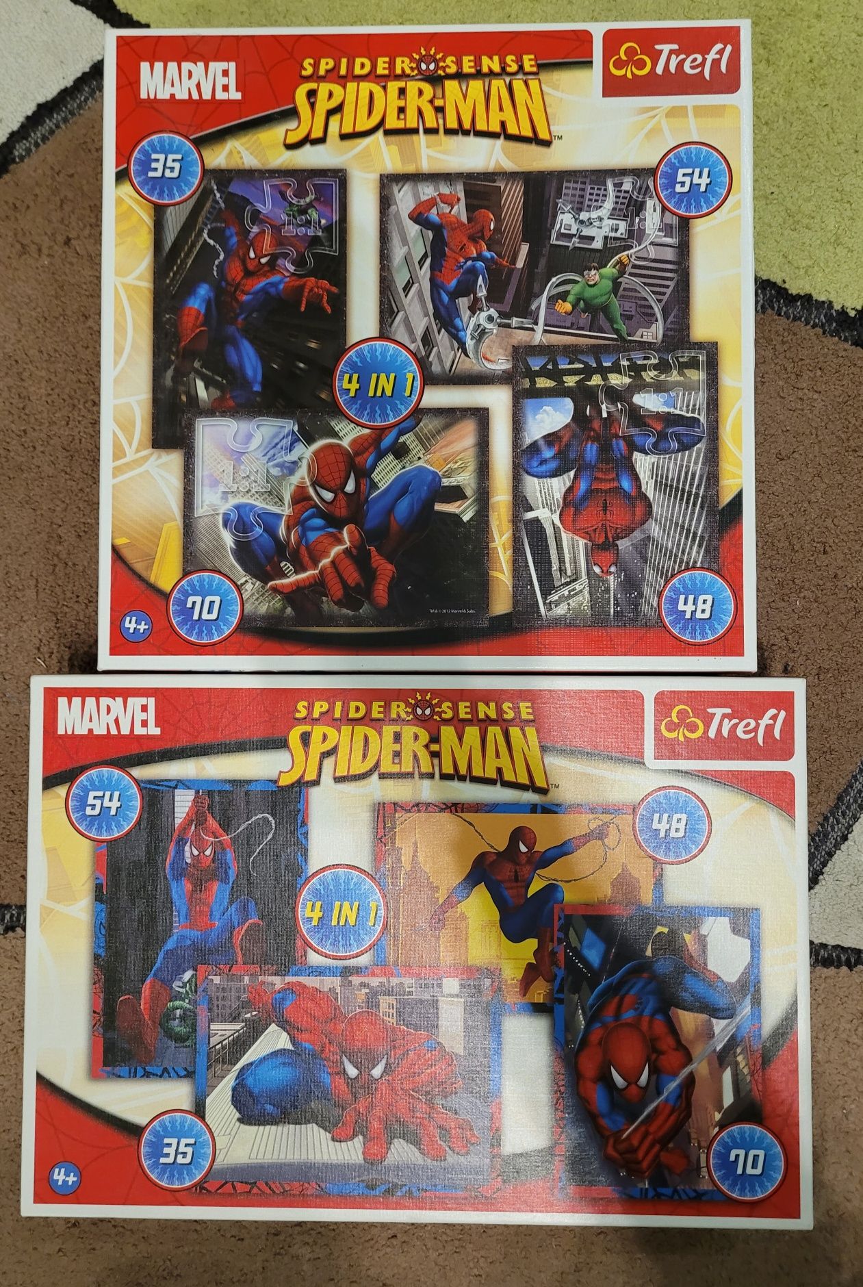 Puzzle spider man 4w1