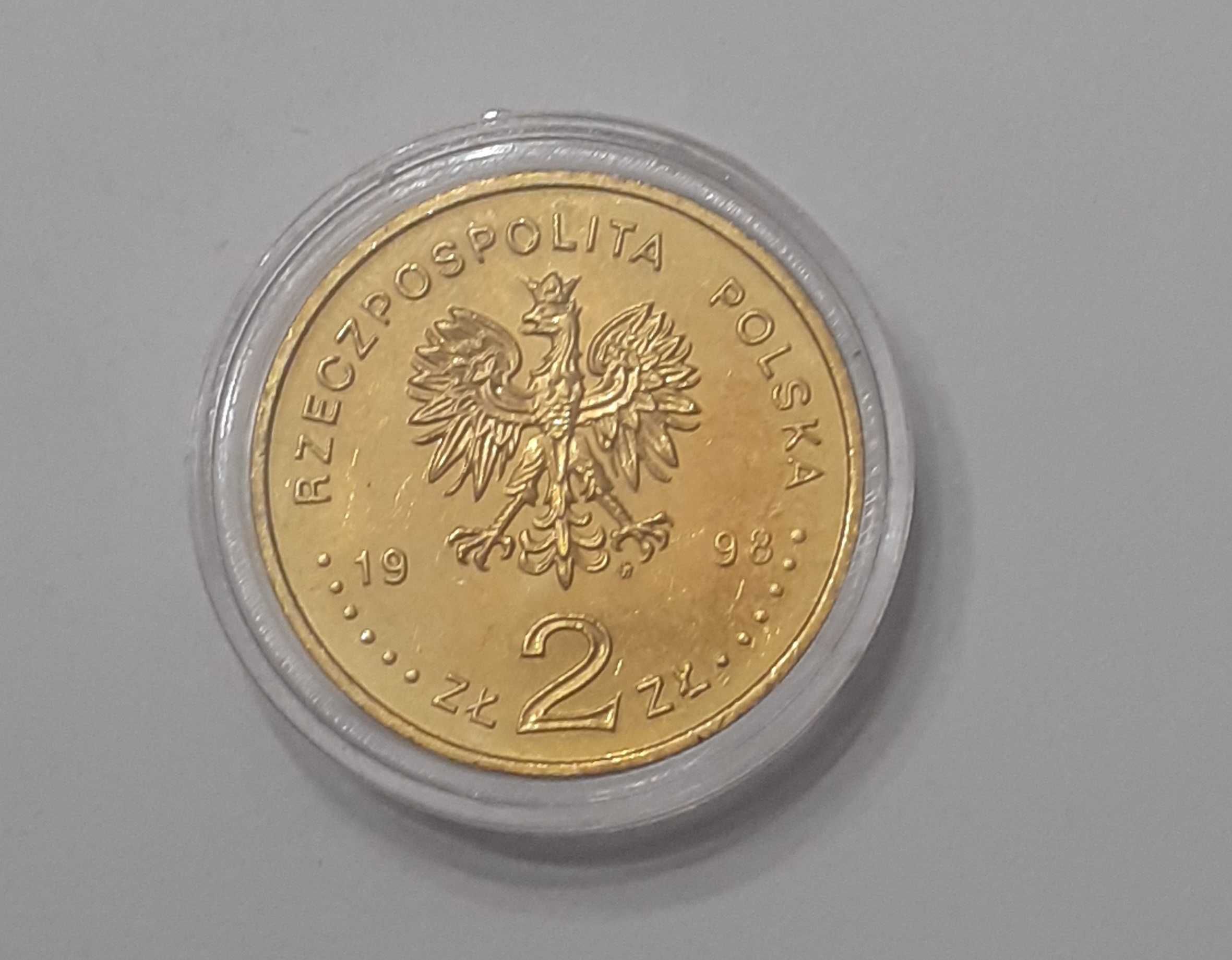 2 zł 100-lecie odkrycia radu i polonu 1998