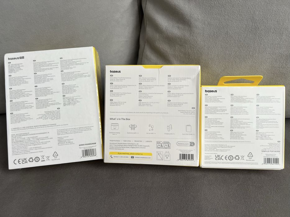 Навушники бездротові Baseus Bowie 30 Digital dispay Microph 6 ANC