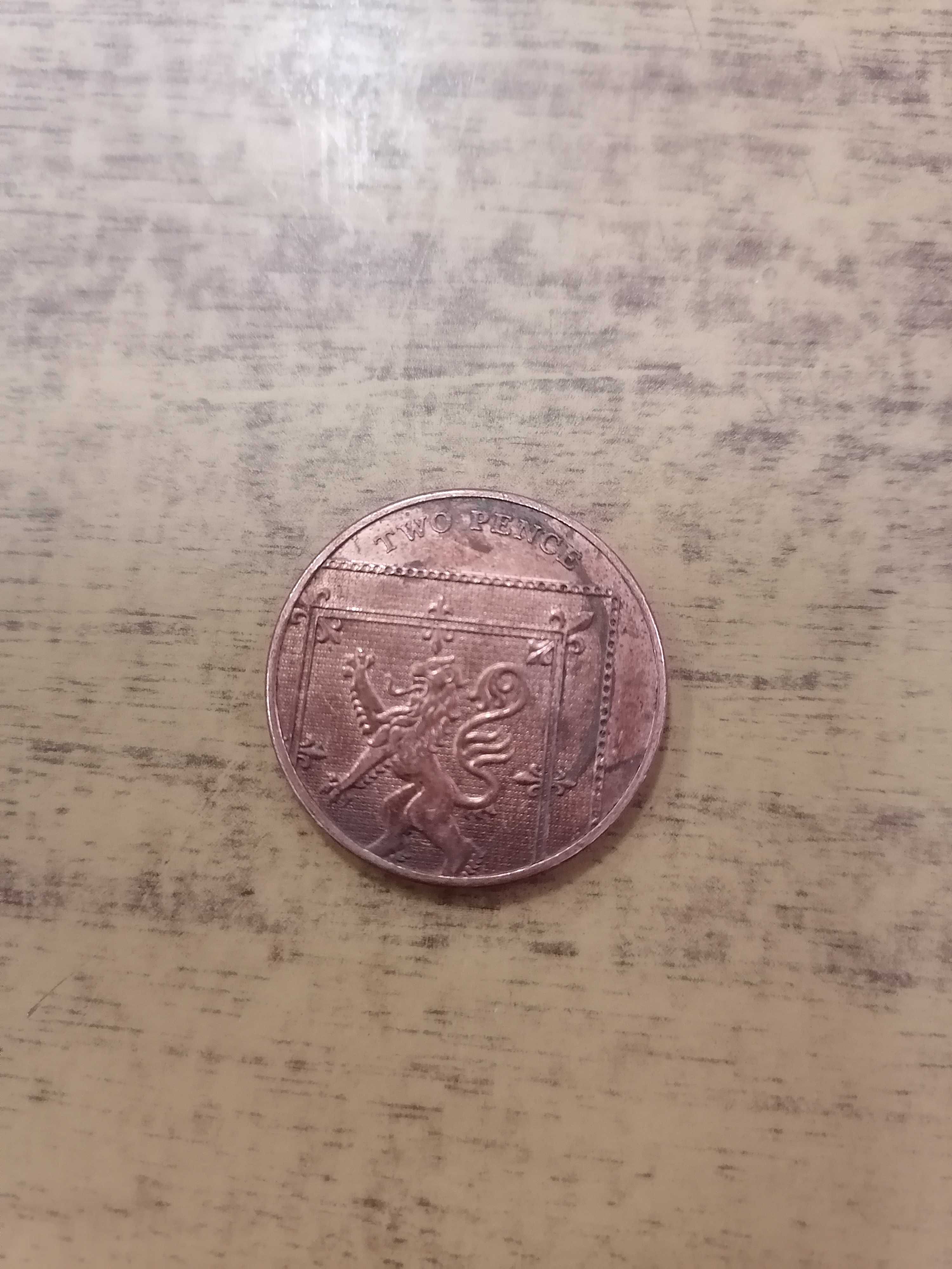 Монеты two pence 2016/10/50 pence 1997/one pound 2016