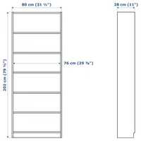 szklane drzwi Ikea do Szafy Billy szerokość 80cm