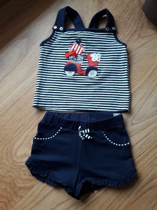 Komplet mayoral 74 bluzka i spodenki jak nowy