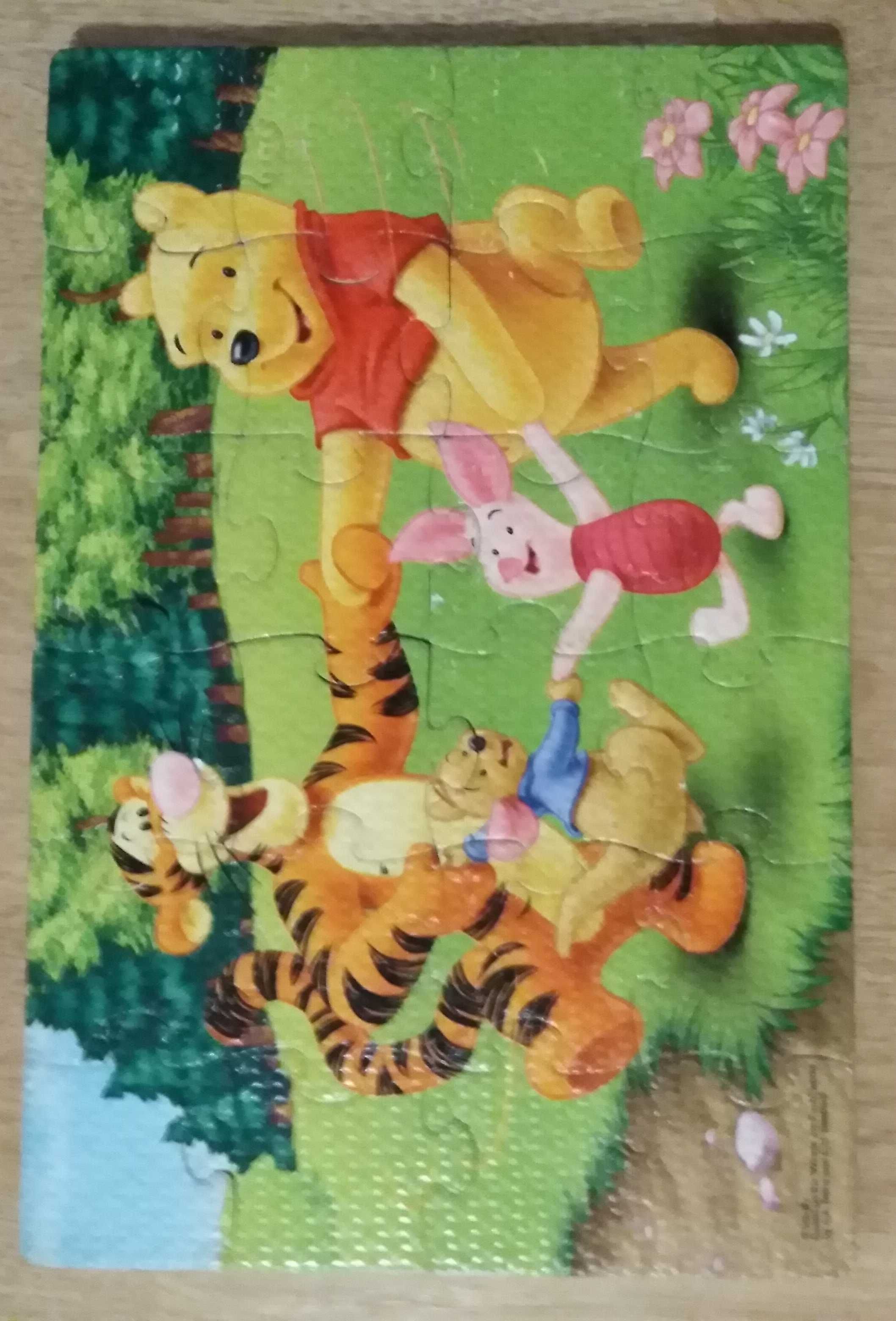 Puzzle piankowe Kubuś Puchatek edukacyjne kręgle Pony