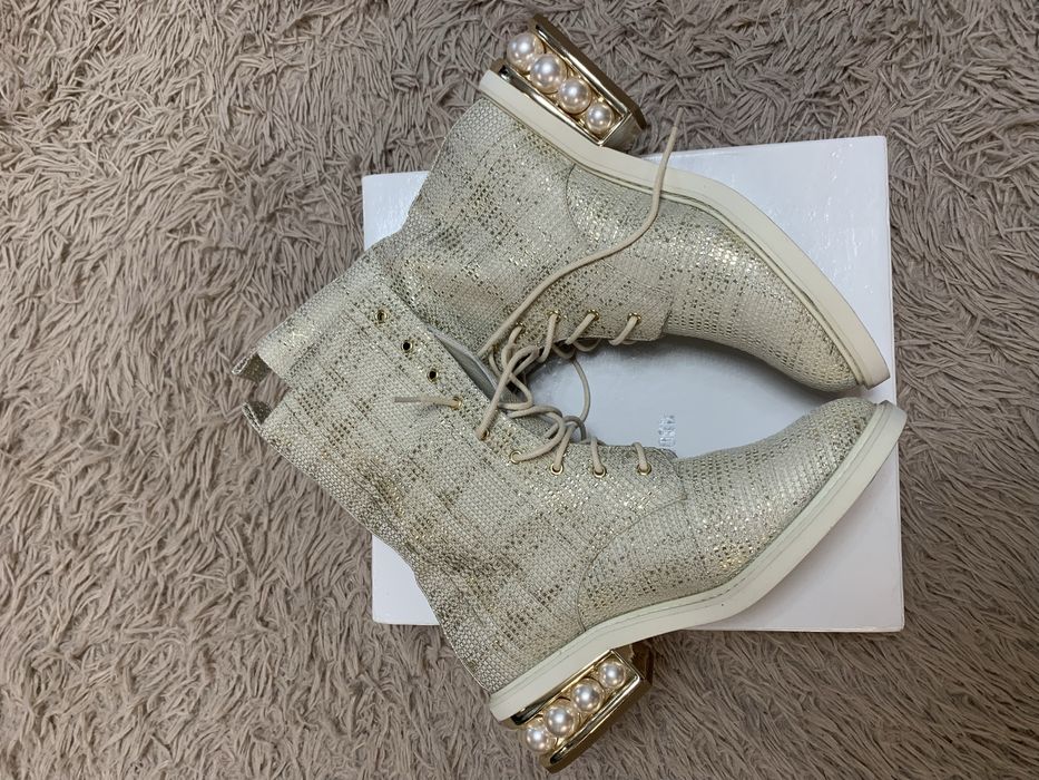 Nicholas Kirkwood Casati Pearl Ankle Boots (оригінал)