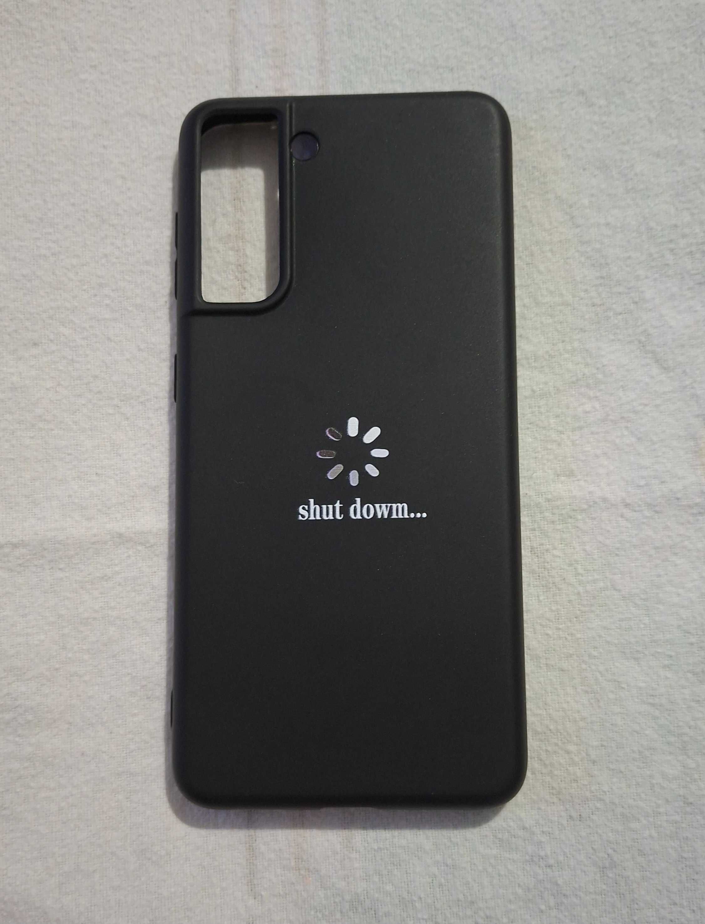 Capa para Samsung S21, Design Shut Down... boa qualidade