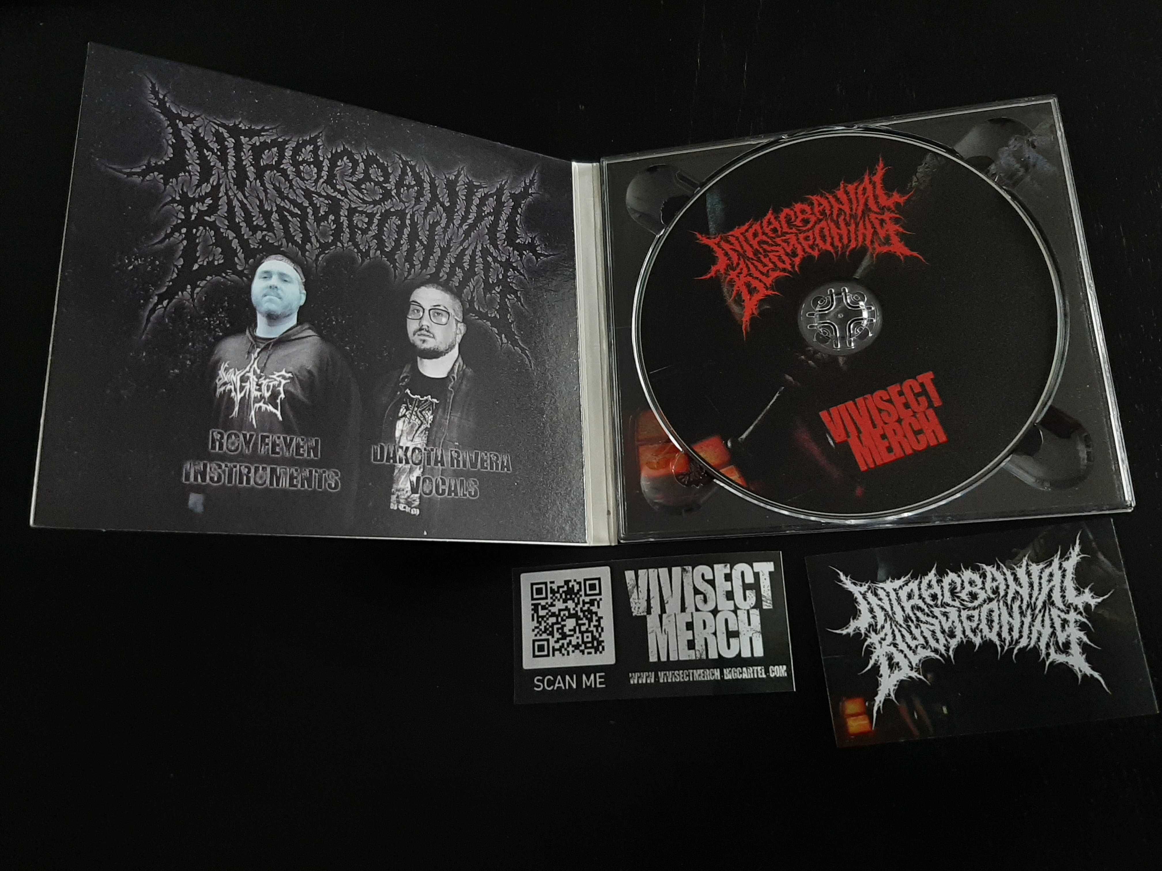 INTRACRANIAL BLUDGEONING "When Finding..." CD 2022 brutal death metal