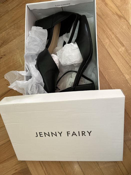 Czarne buty na obcasie 39 Jenny Fairy