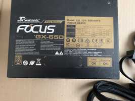 Seasonic focus gold 650w, модульний