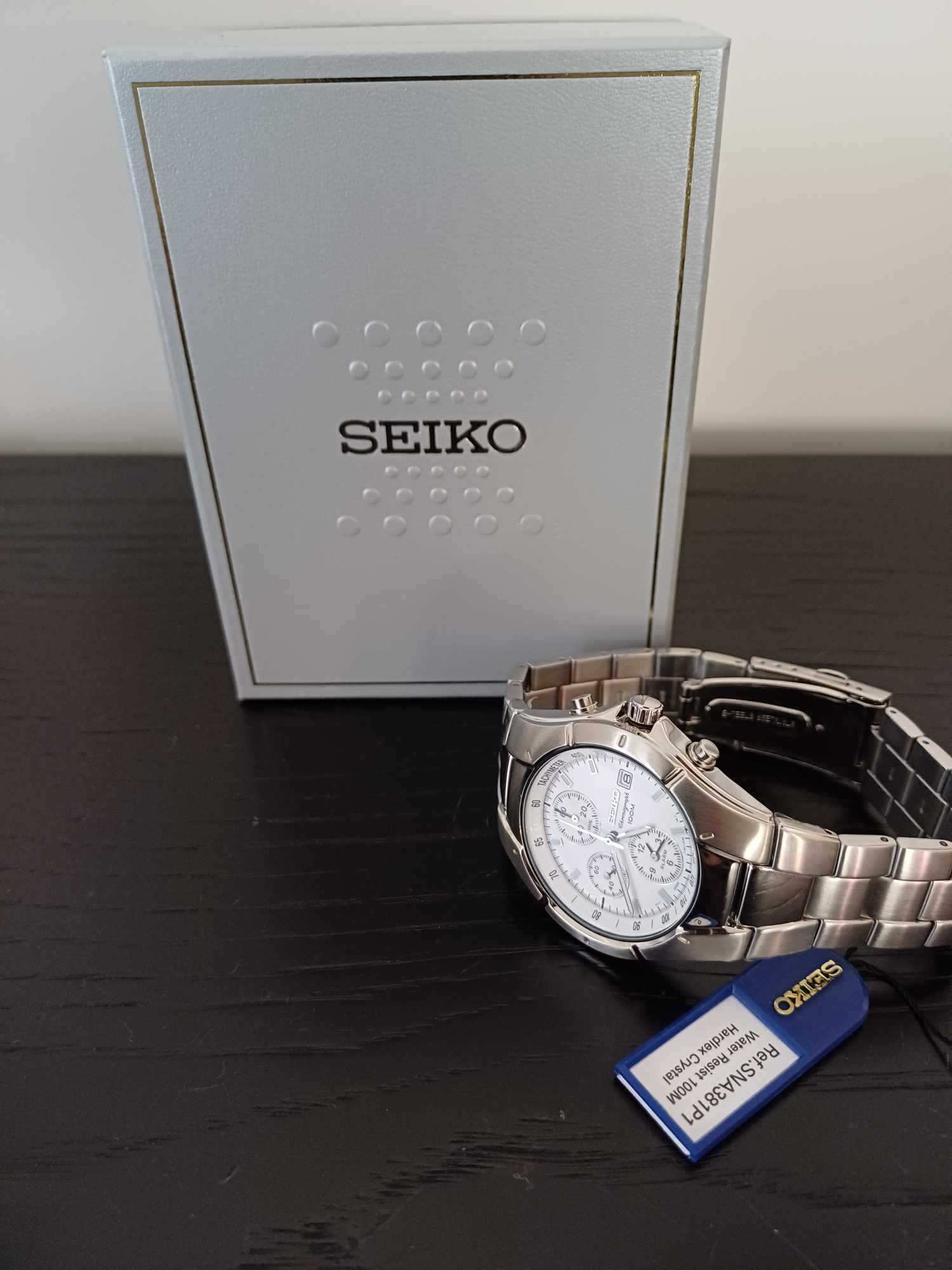 Relógio de Pulso de Homem (Seiko SNA381P1, novo e original)