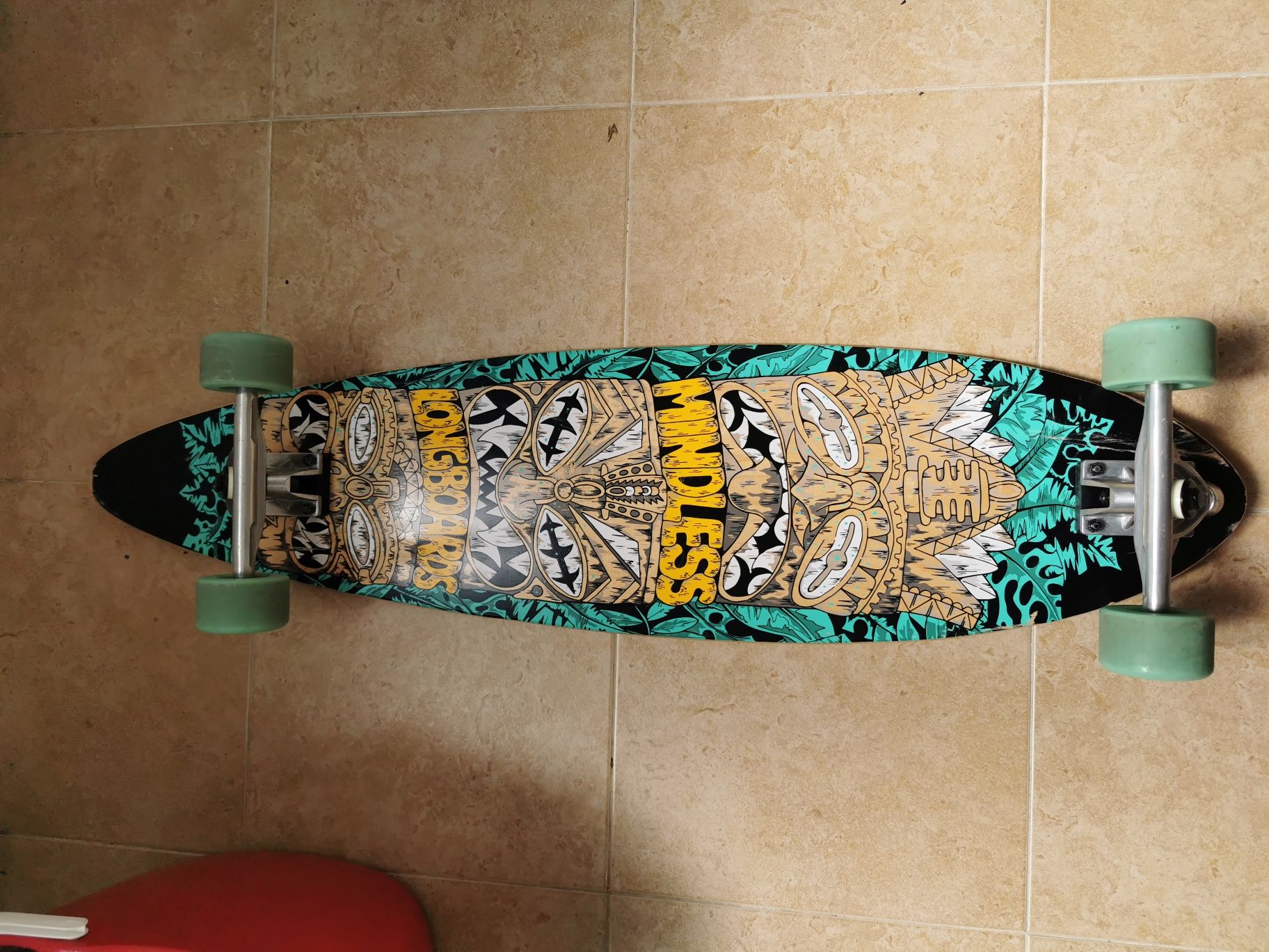 Skate mindless longboards tribal rogue (pouco uso)