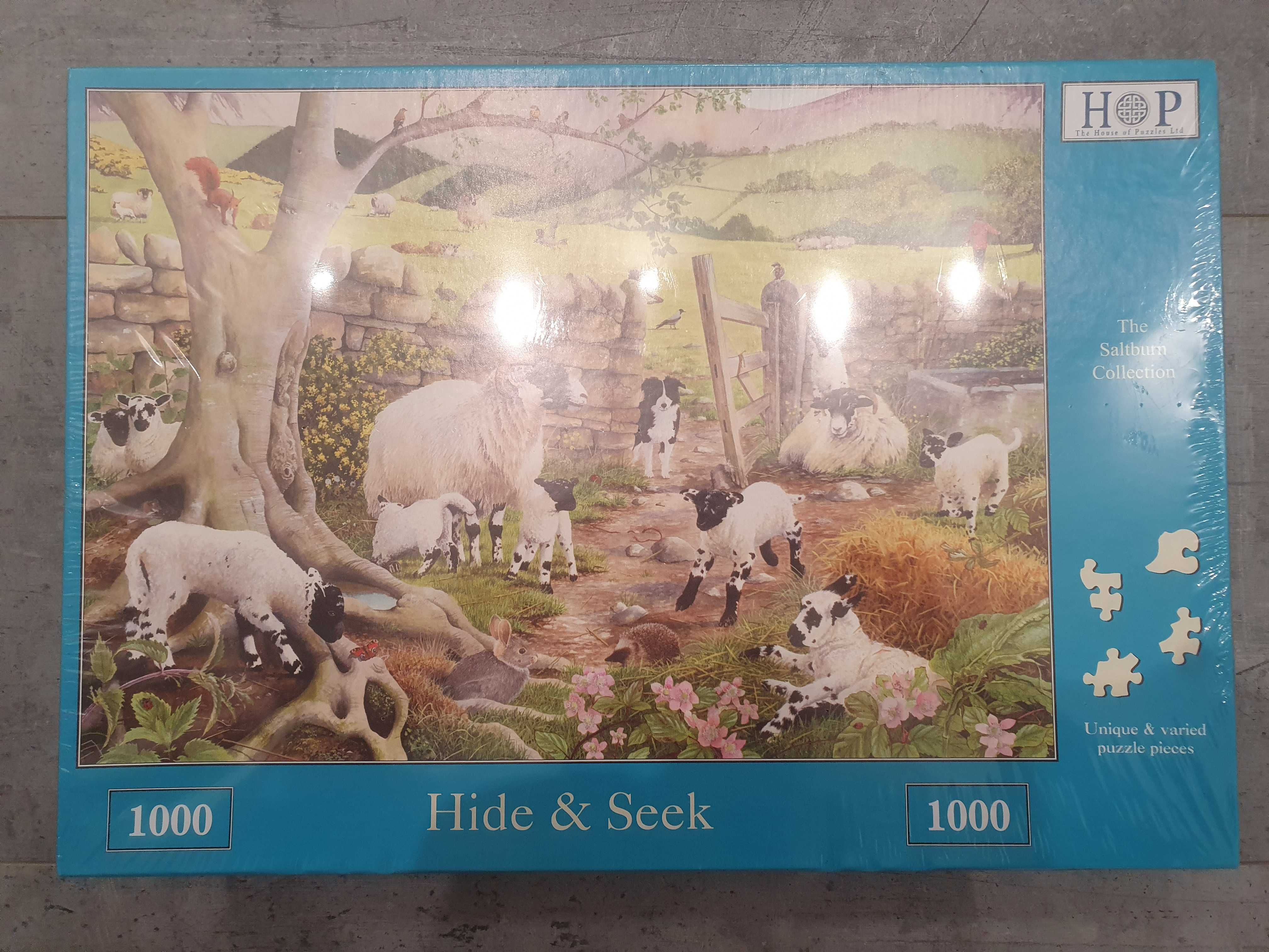 Puzzle HOP 1000 Hide & Seek Border Collie