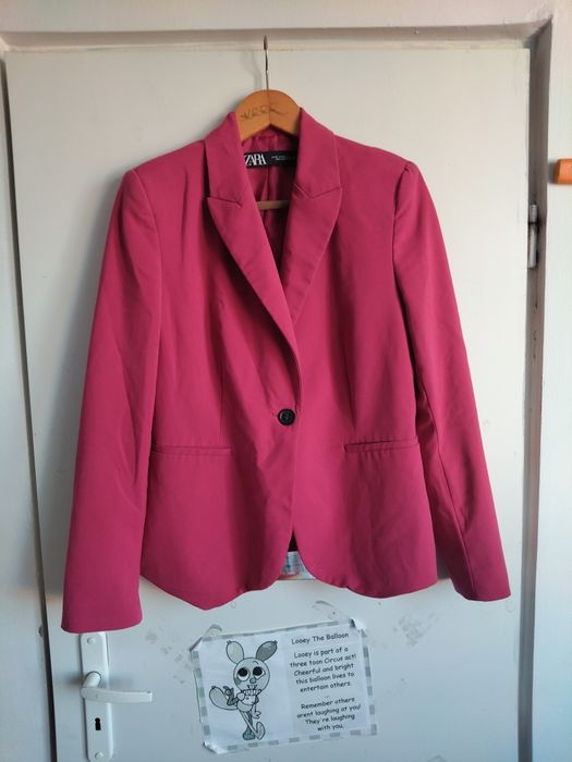 Piękna marynarka żakiet ZARA M fuksja