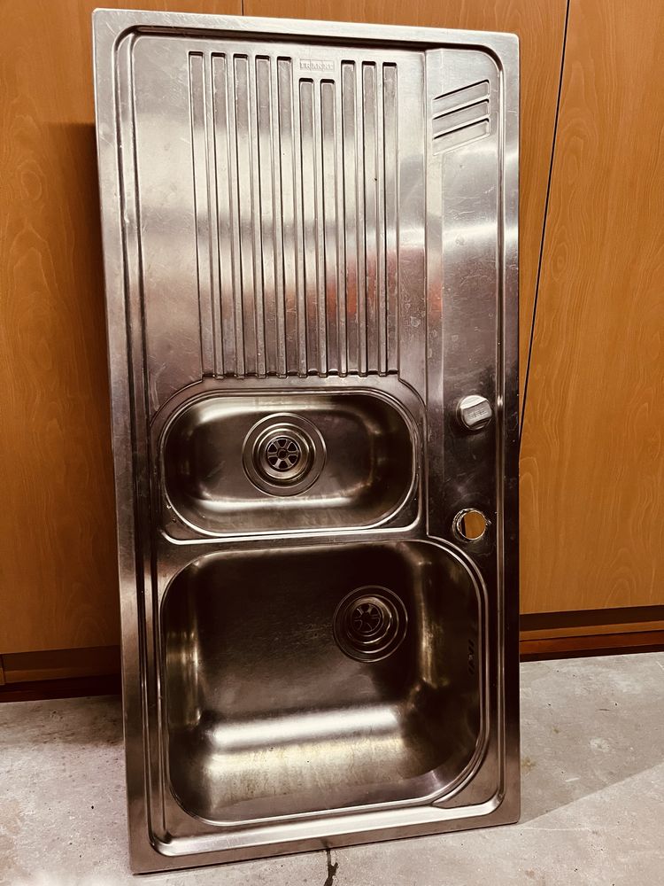 Banca em inox  2 pios