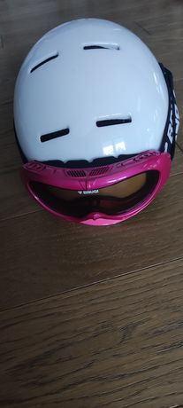 Kask narciarski dziecięcy Salomon  M + gogle