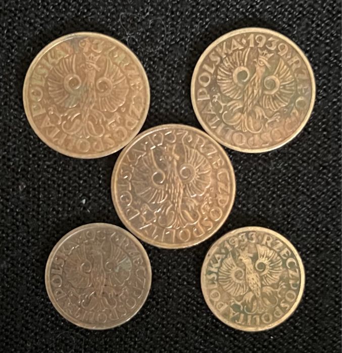 Sprzedam oryginalną monetę  5 SZTUK