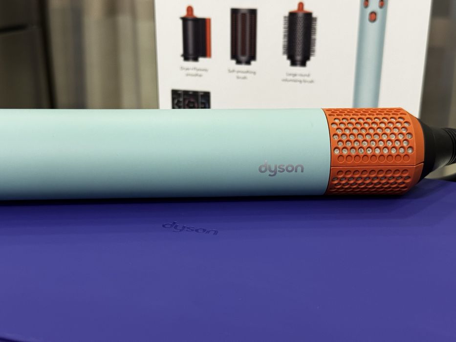 Стайлер Dyson Airwrap Ceramic Platina/Topaz для прямого і хвилястого