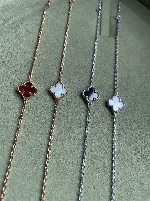 Браслет в стиле Van Cleef ван клиф мини клевер