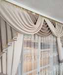 Lambrekin Iness GLAMOUR na karnisz 200 do  260cm