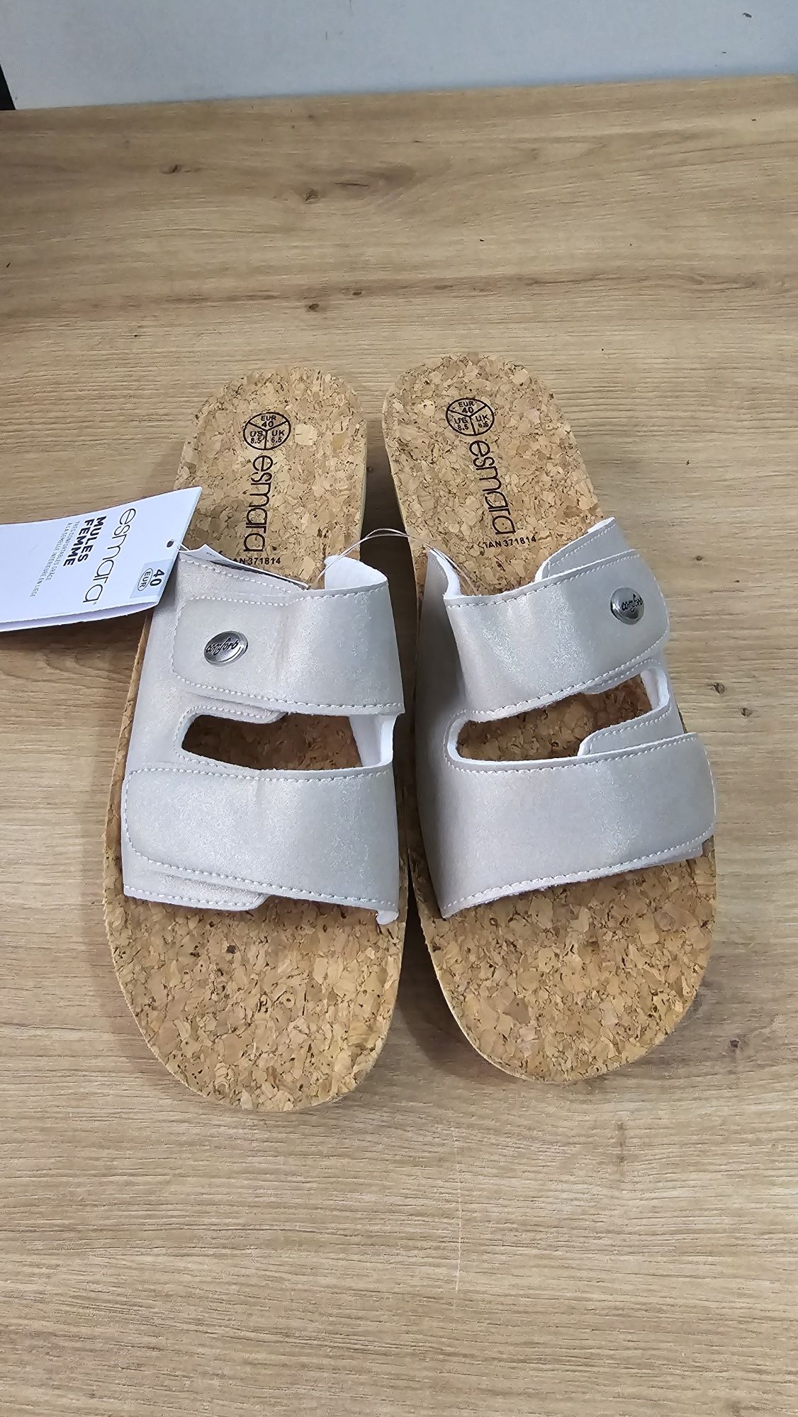 Klapki damskie 40 Nowe