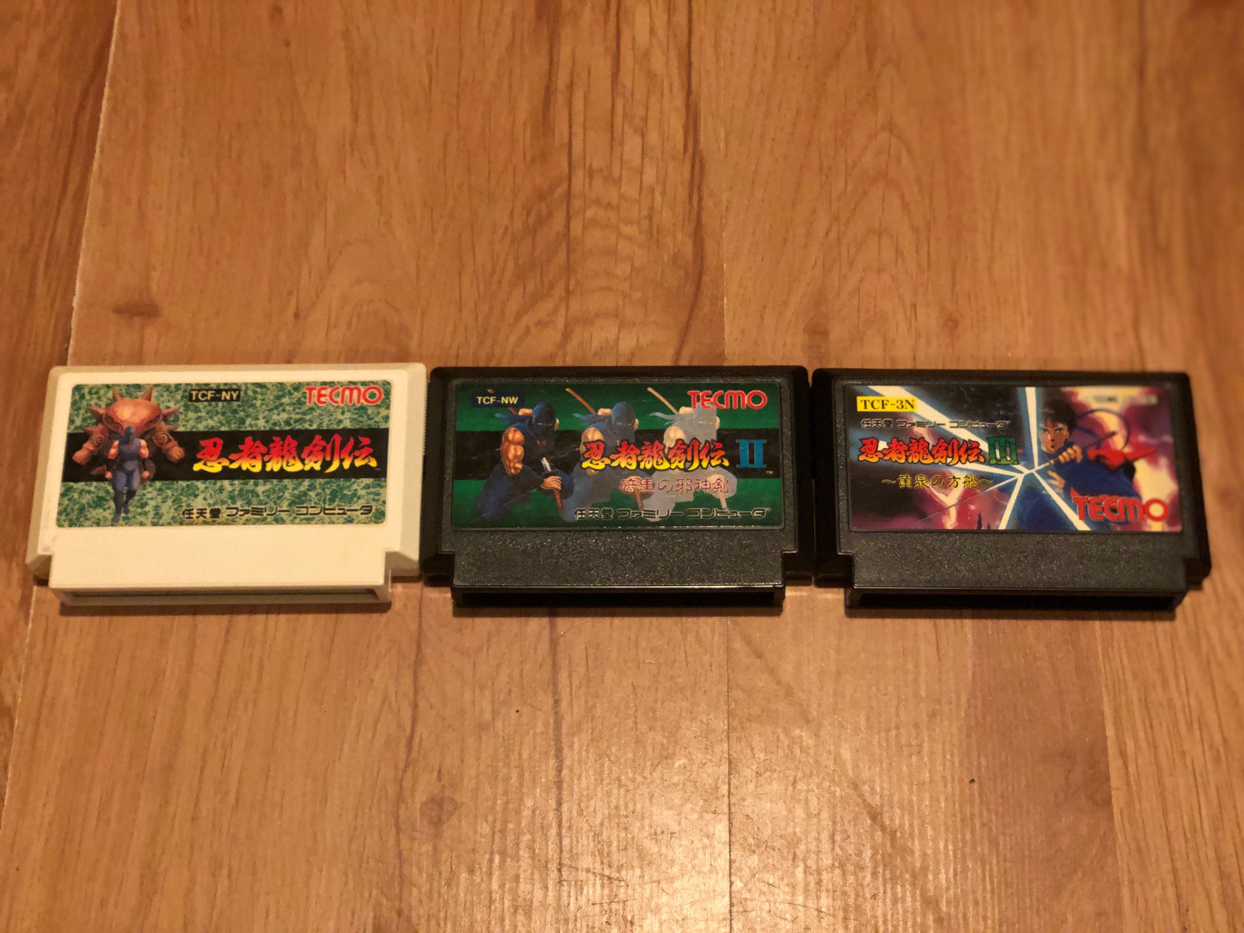 Ninja Gaiden 1, 2, 3 Famicom