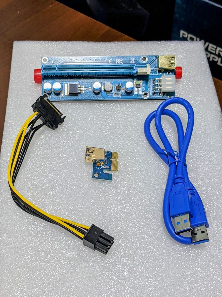 Райзера 009S (6pin)/Рейзер 009S/Riser 009S/ Обладнання для майнінгу.