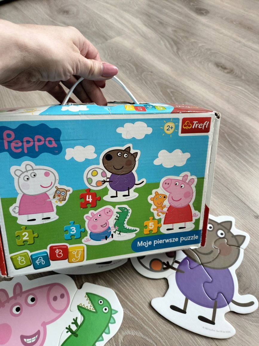 Puzzle dla maluchów Peppa