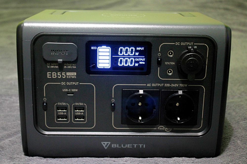 Зарядная станция Bluetti EB55, 700 Вт, 537 Вт/час, LiFePO4