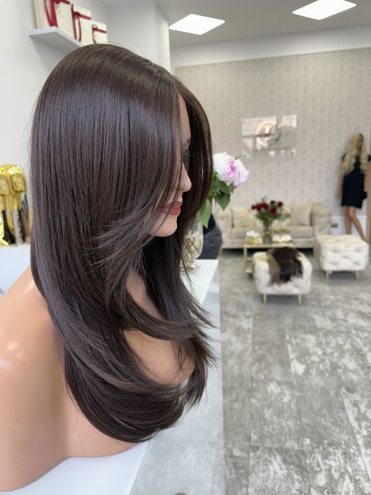 ‼️Натуральний парик Наращивание Волос Натуральна перука Wig