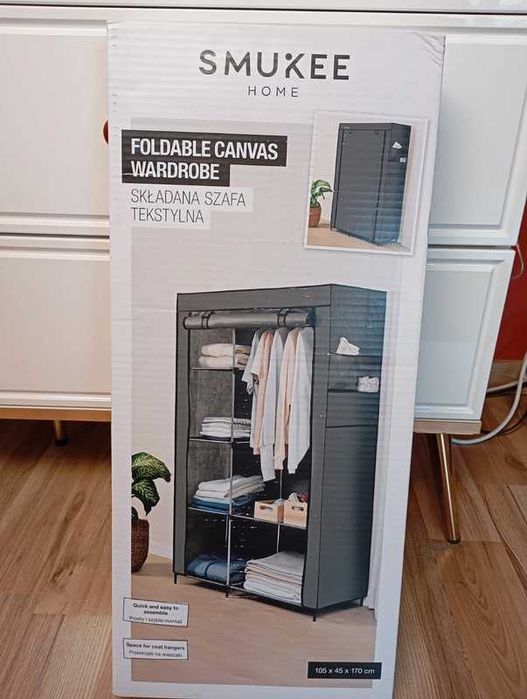 Składana szafa tekstylna
